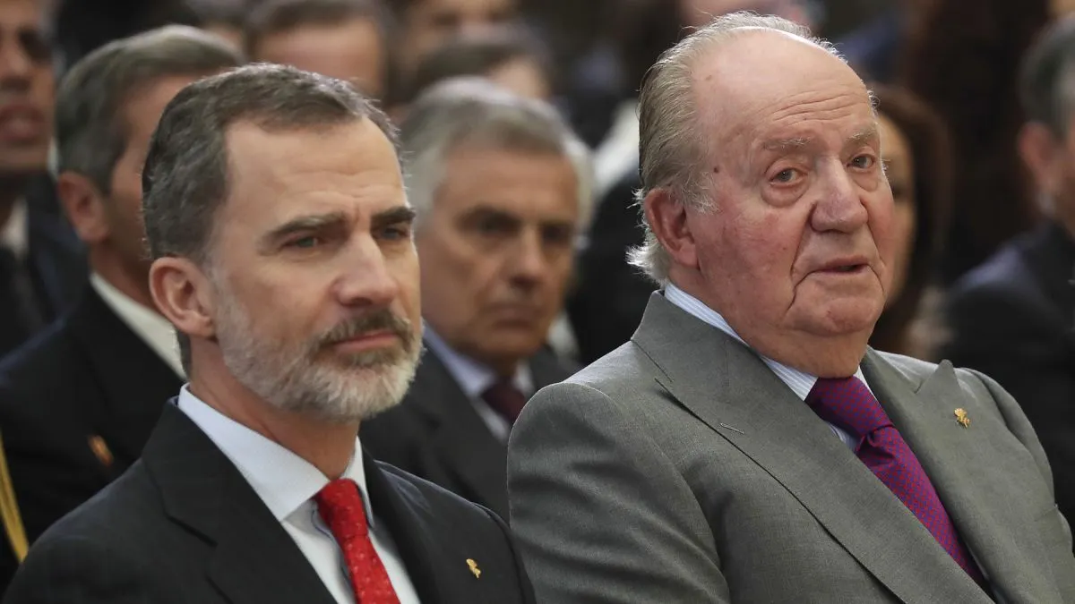 REY FELIPE Y SU PADRE