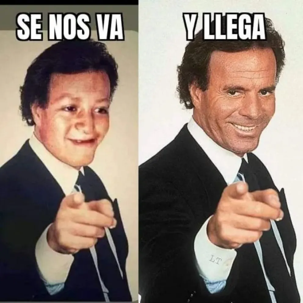 Explotaron las redes: los mejores memes de Julio Iglesias ante la inminente llegada del nuevo mes