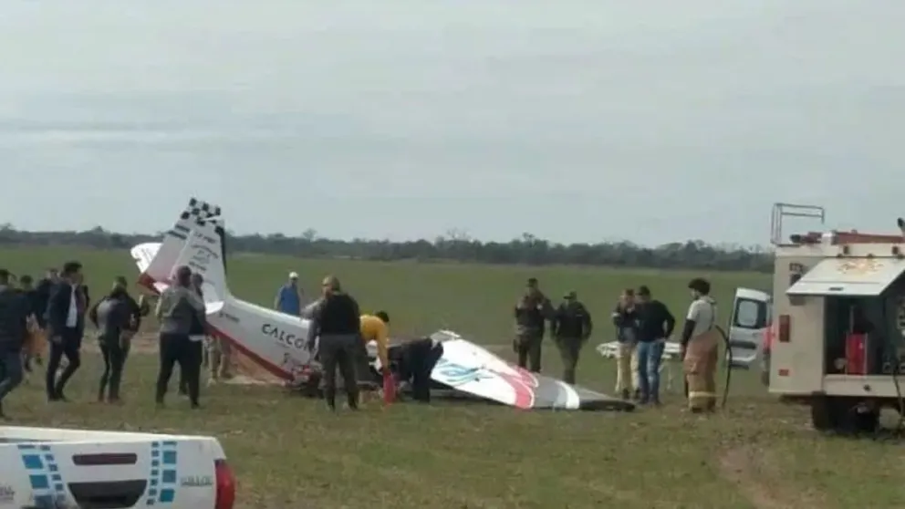 Trágico accidente en Chaco: una avioneta cayó durante un discurso de Jorge Capitanich en Charata