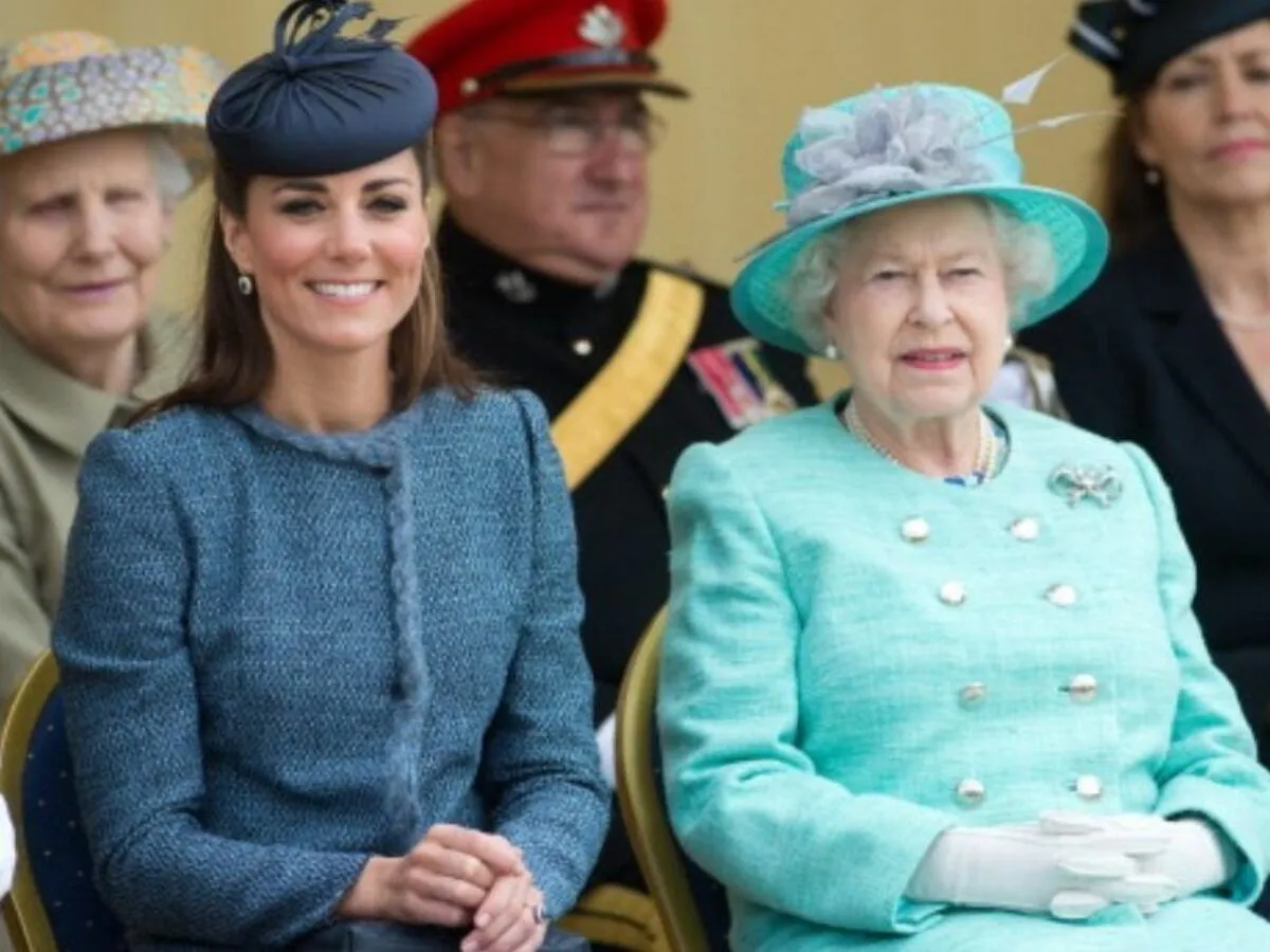 kate middleton y la reina isabel