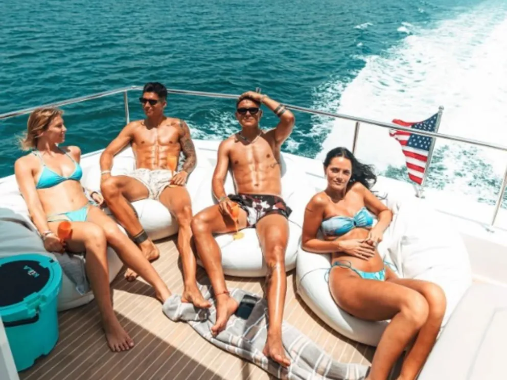 La desopilante foto de Paulo Dybala y Lautaro Martínez en el casamiento del Tucu Correa
