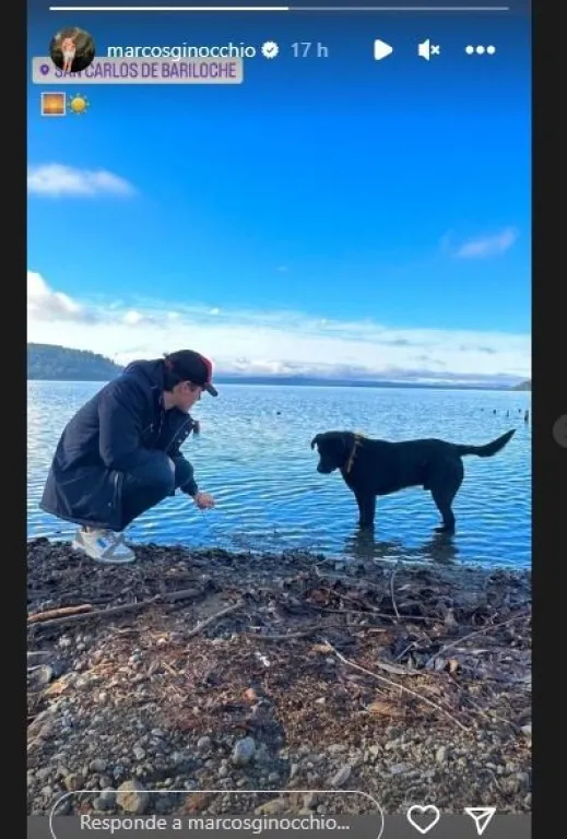 Marcos Ginocchio en Bariloche