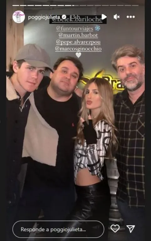Marcos Ginocchio y Julieta Poggio