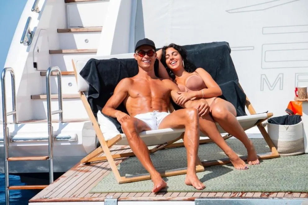 El particular detalle de la foto de Cristiano Ronaldo en un yate que se volvió viral