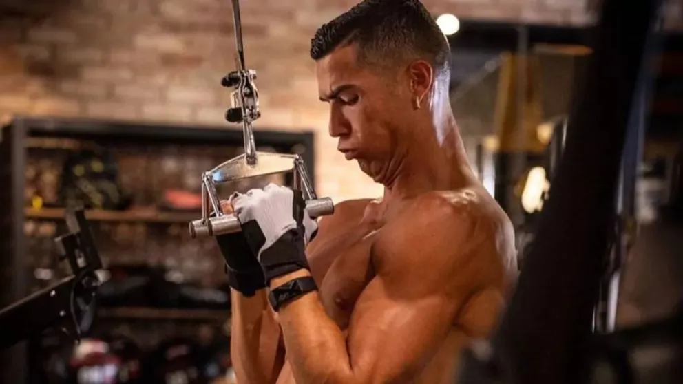 El extraño y exigente entrenamiento de Cristiano Ronaldo que se hizo viral