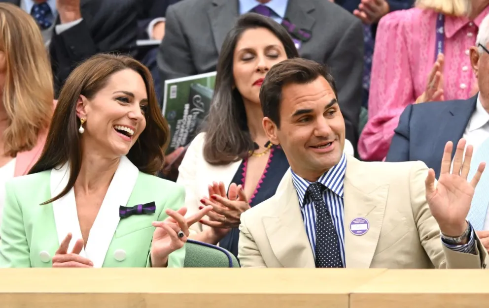 Esposa indignada: así fue la brutal reacción de la esposa de Roger Federer tras los inapropiados gestos con Kate Middleton