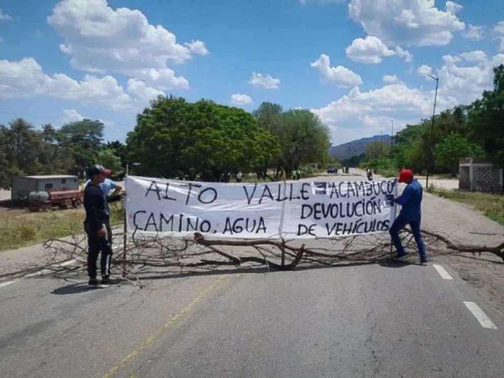 Corte en la Ruta Provincial 46: pidieron la detención del líder del reclamo por varios delitos