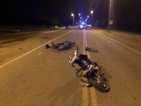 Un herido de gravedad tras un choque de motos en la Ruta 51