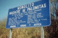 Hoy realizó un nuevo homenaje a las víctimas de la Masacre de Palomitas