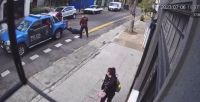 |VIDEO| Un policía baleó a un hombre que intentaba asesinar a su expareja 