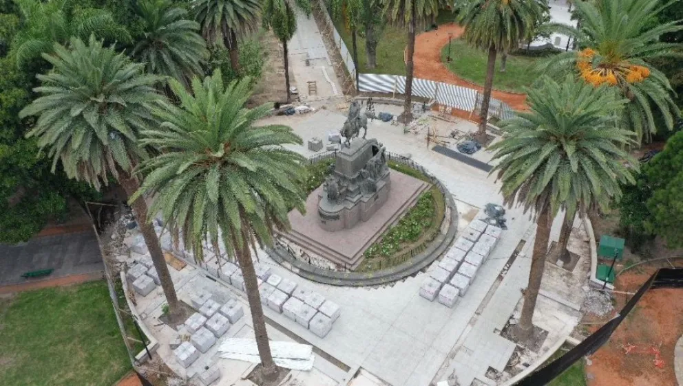 Obras en plaza 9 de Julio: desmintieron falta de documentación y anunciaron nueva fecha de apertura