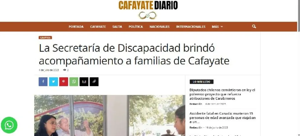  Un nuevo medio periodístico desembarca en Cafayate con información local y fiable    ㅤ 