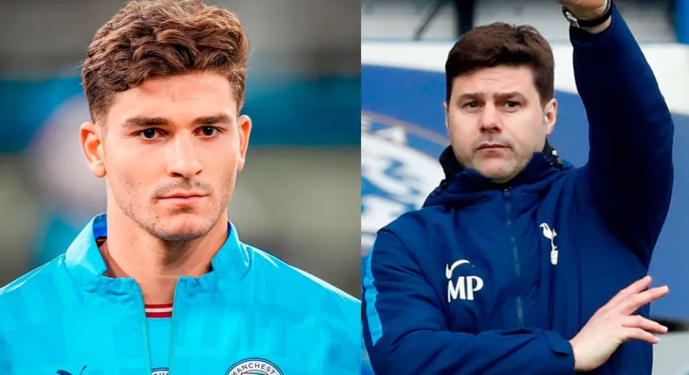 Pep Guardiola indignado: Pochettino podría sacar a Julián Álvarez del Manchester City