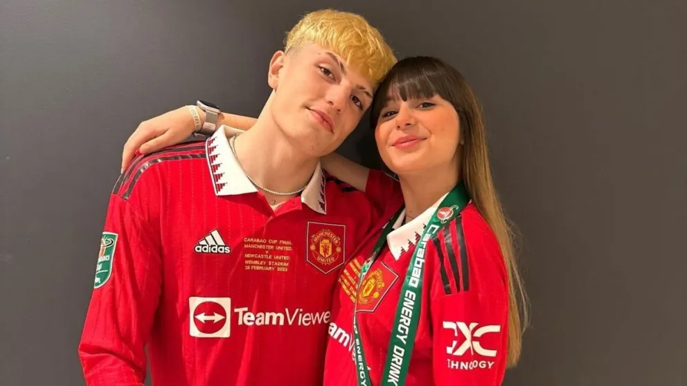 La novia de Alejandro Garnacho posó sin ropa para mostrar su embarazo y dejó a todos en shock