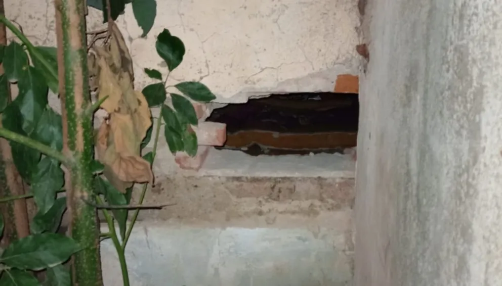 Continúan prófugos cinco de los presos que huyeron de una comisaría salteña por un boquete en la pared