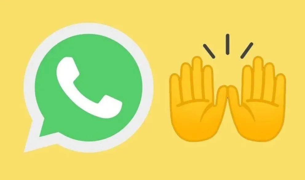 WhatsApp anunció el verdadero significado del emoji de las manos levantadas: aquí todos los detalles 
