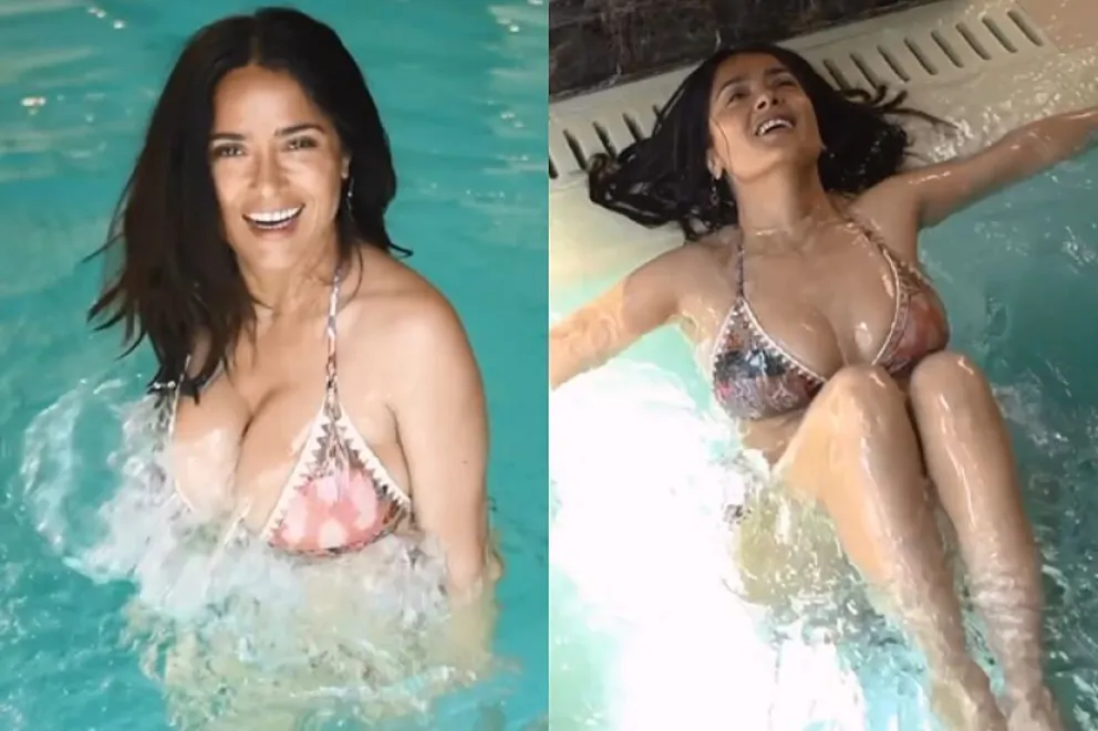 SALMA HAYEK BIKINI
