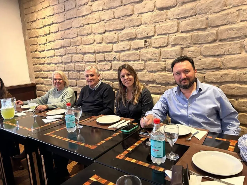 Gerardo Morales en Salta: se reunió con la fórmula Inés Liendo y Alberto Castillo