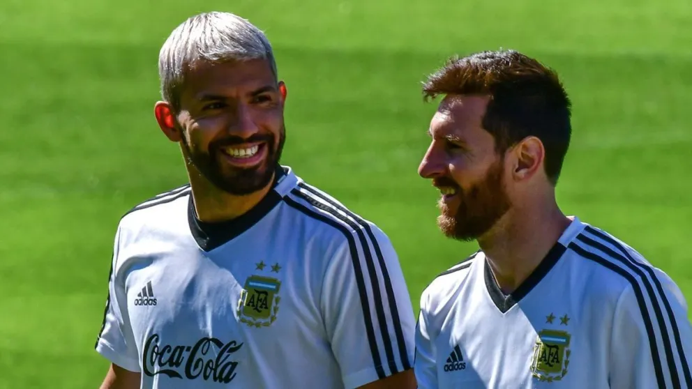El desopilante video del Kun Agüero y Lionel Messi en una famosa serie de los 80