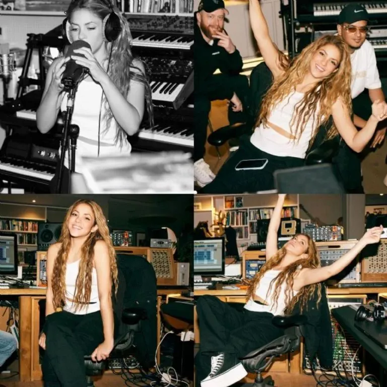 As&iacute; posa Shakira