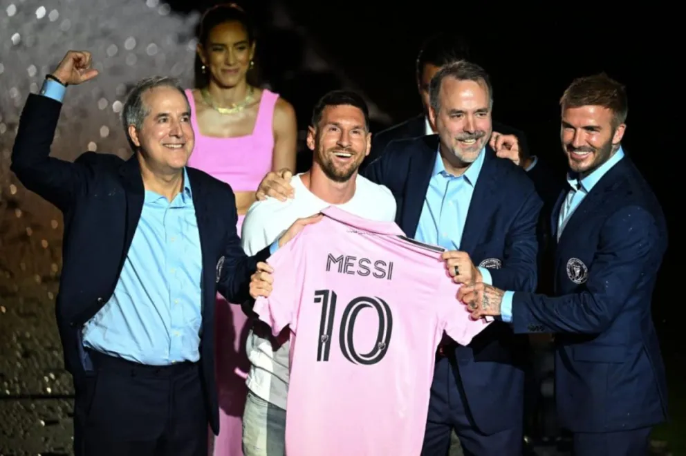 Lionel Messi al Inter Miami: en la presentación Antonela Roccuzzo y sus hijos fueron ovacionados por esto