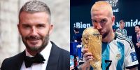 Inesperada opinión: David Beckham habló de su parecido con Papu Gómez en el Mundial de Qatar