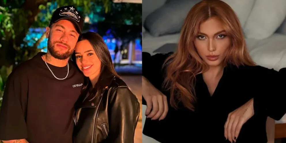 La modelo que expuso la infidelidad de Neymar saca a la luz chats con otro futbolista casado