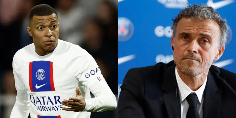 Bomba en el PSG: aseguran que el nuevo DT, Luis Enrique, renunciaría por culpa de Kylian Mbappé