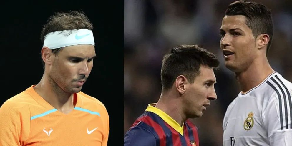 Rafael Nadal eligió entre Lionel Messi y Cristiano Ronaldo y su decisión sorprendió a todos