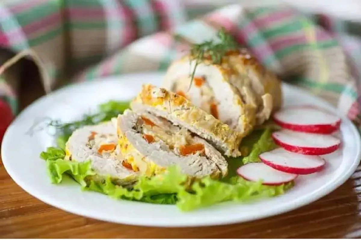 enrollado de pollo argentino