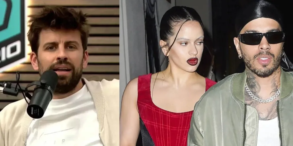 Piqué opinó sobre la polémica ruptura de Rauw Alejandro y Rosalía y se refirió a la suya con Shakira