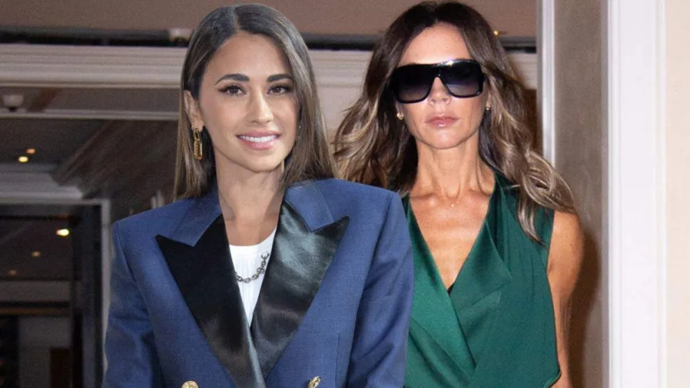 Así es el duelo al que se enfrentan Anto Roccuzzo y Victoria Beckham en Miami: fotos