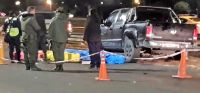 FOTOS l Largas colas de vehículos en Av. Bolivia: Un conductor quiso evitar el control y atropelló a un gendarme
