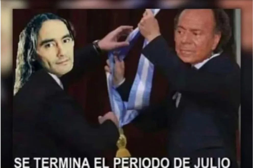 Explotaron las redes: los mejores memes de Daniel Agostini y Julio Iglesias por culminación de mes