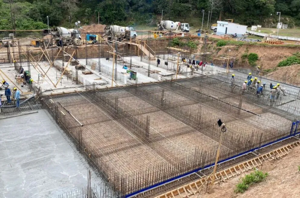 Avanza la construcción de la nueva cisterna de Villa Güemes