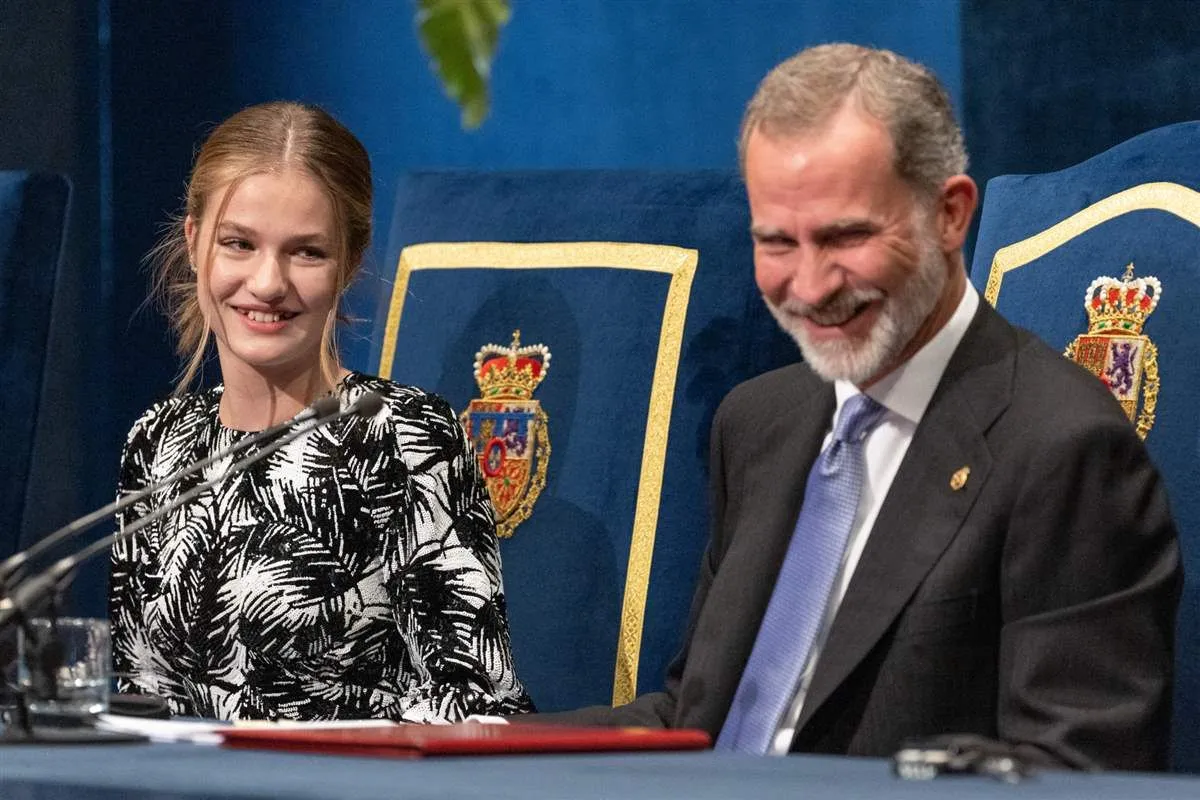 PRINCESA LEONOR Y REY FELIPE