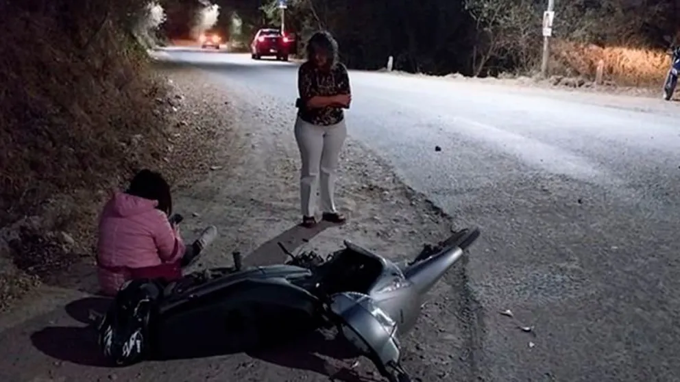 Una mujer perdió un dedo tras un fuerte accidente en el ingreso a La Caldera 