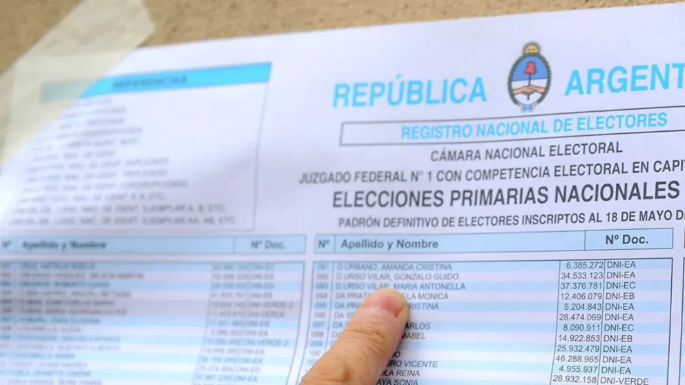Elecciones generales 2023: publicaron el padrón definitivo para consultar el lugar de votación