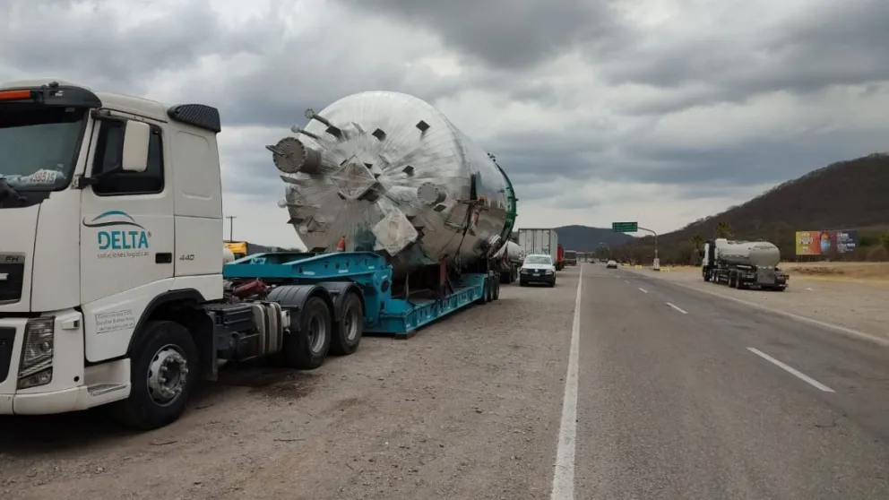 Por el traslado de camiones de camiones de gran porte, habrá un operativo de tránsito en la tarde de hoy