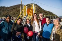 Bettina Romero inauguró las obras de encauzamiento y defensas del Río Vaqueros