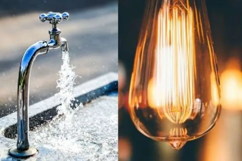 Incremento en las tarifas de agua y luz: mirá cuánto aumentarían las boletas