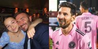 Inter Miami: la imperdible reacción de la hija de David Beckham al salir a la cancha con Lionel Messi 