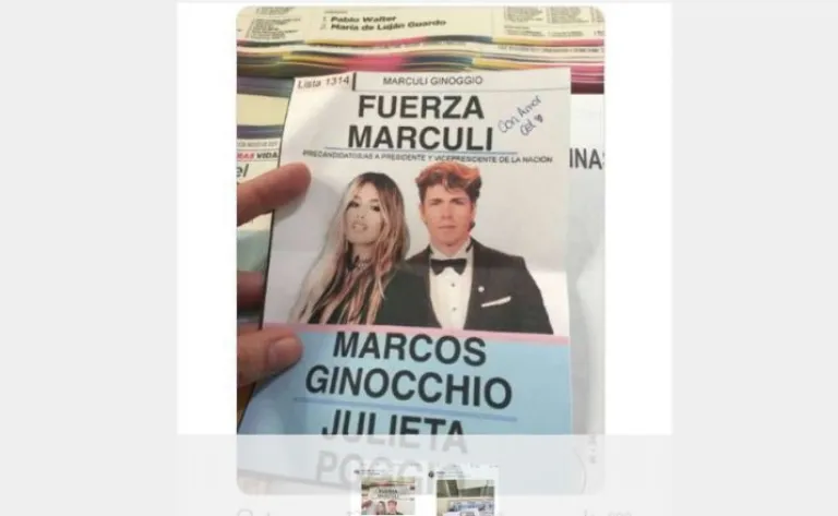 Julieta Poggio y Marcos Ginocchio