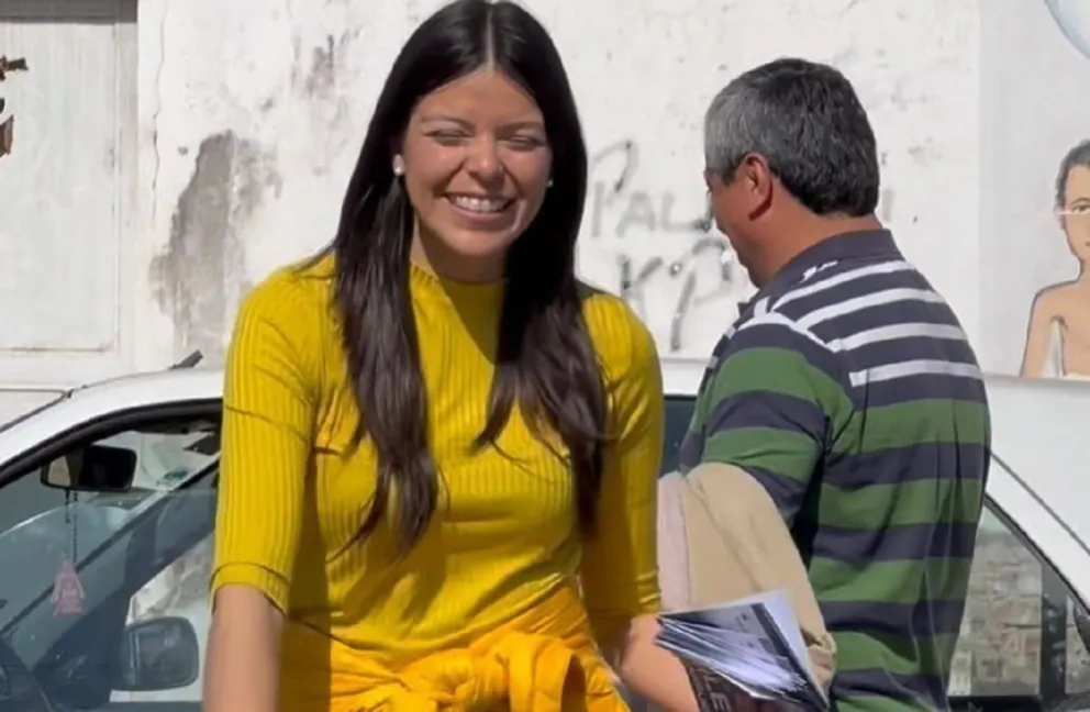 PASO 2023 en Salta. Emilia Orozco aseguró el triunfo de La Libertad Avanza y festejó: “Vamos arrasando”  