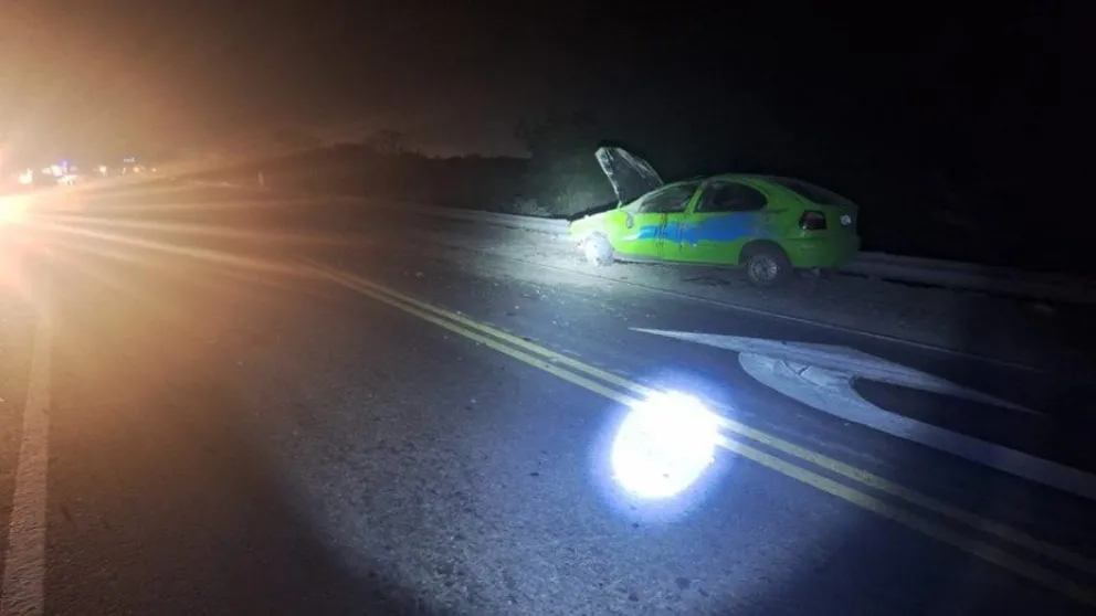 Trágico accidente en ruta salteña: un joven perdió el control de su auto, volcó y murió 