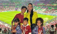 Georgina Rodríguez presume así el apoyo de los hijos de Cristiano Ronaldo a su padre en un día de partido
