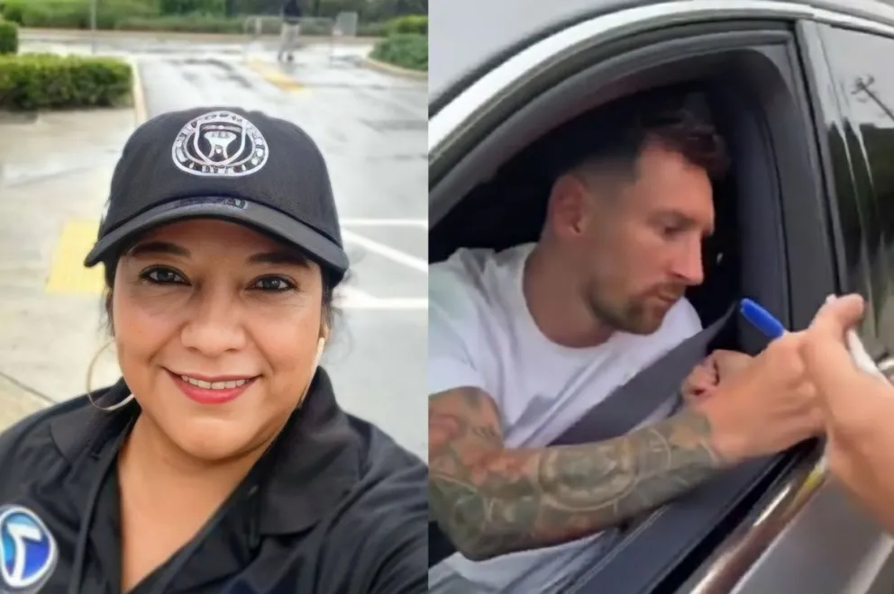 Una salteña fue a saludar a Lionel Messi previo a la final de Inter Miami en la Leagues Cup