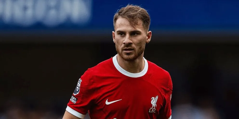 La acción de Alexis Mac Allister por la que fue expulsado del partido entre Liverpool y Bournemouth 