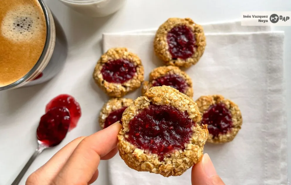 Gánale a la inflación preparando Pepas de avena con mermelada, la galleta ideal para la merienda