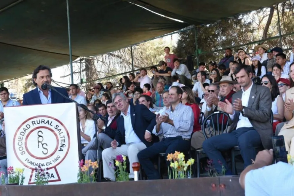 79º Expo Rural: Gustavo Sáenz destacó la importancia del sector y pidió más federalismo